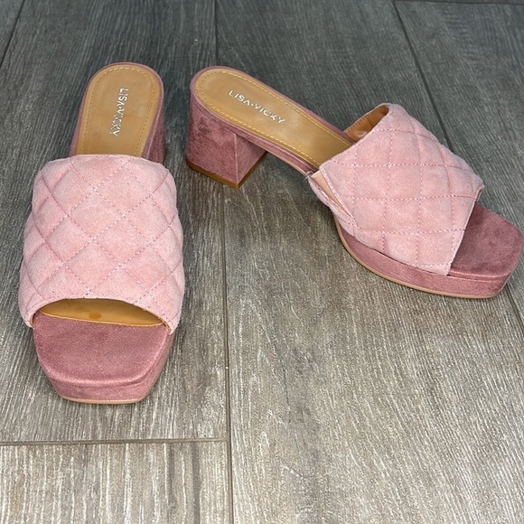 Lisa Vicky Mindfulx Block Heel Slide Sandal l SIZE 9.5 - Picture 3 of 9